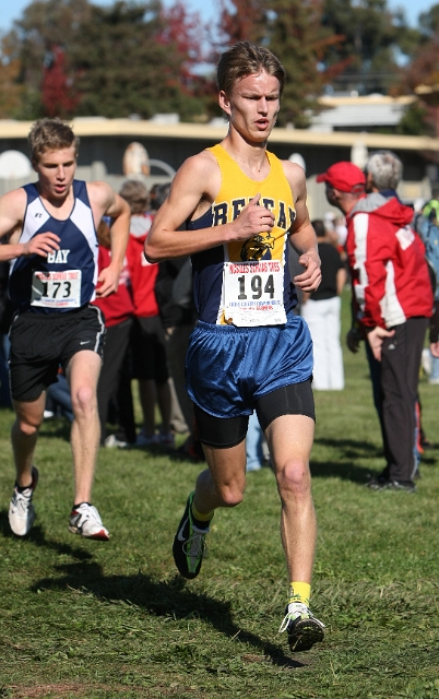 NCS XC D5 Boys-080.JPG - 2009 North Coast Section Cross Country Championships, Hayward High School, Hayward, California